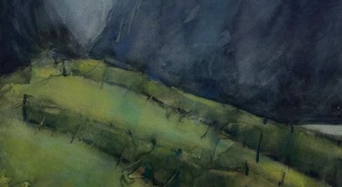 Ørnulf Opdahl. Våte dag / Wet day