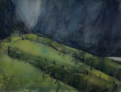 Ørnulf Opdahl. Våte dag / Wet day
