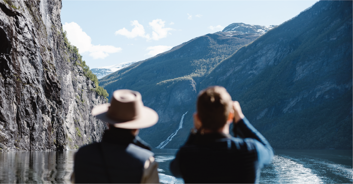 Waterfall walk with a Fjord Ranger in Geiranger