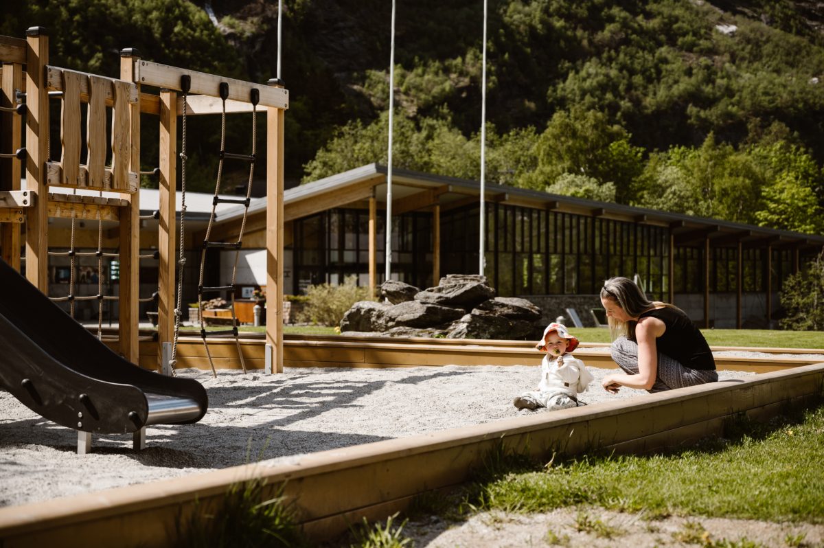 Playground for children Norwegian Fjord Centre